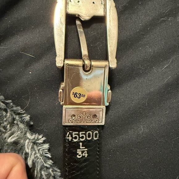 Brighton size large “34” turn/twist black leather belt - Picture 8 of 8